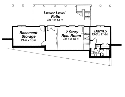 Ground Level image of VICTORIA House Plan